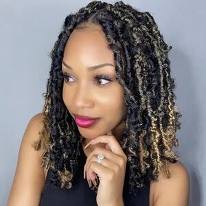 Niseyo Butter Fly Dreadlocks Handmade 12”Color T27 NEW 4 Packs